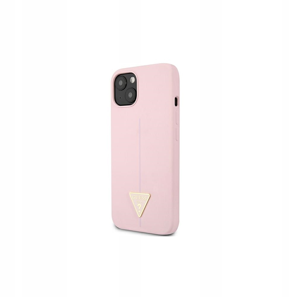 Etui Guess Silicone Triangle na iPhone 13 mini fioletowe Guess