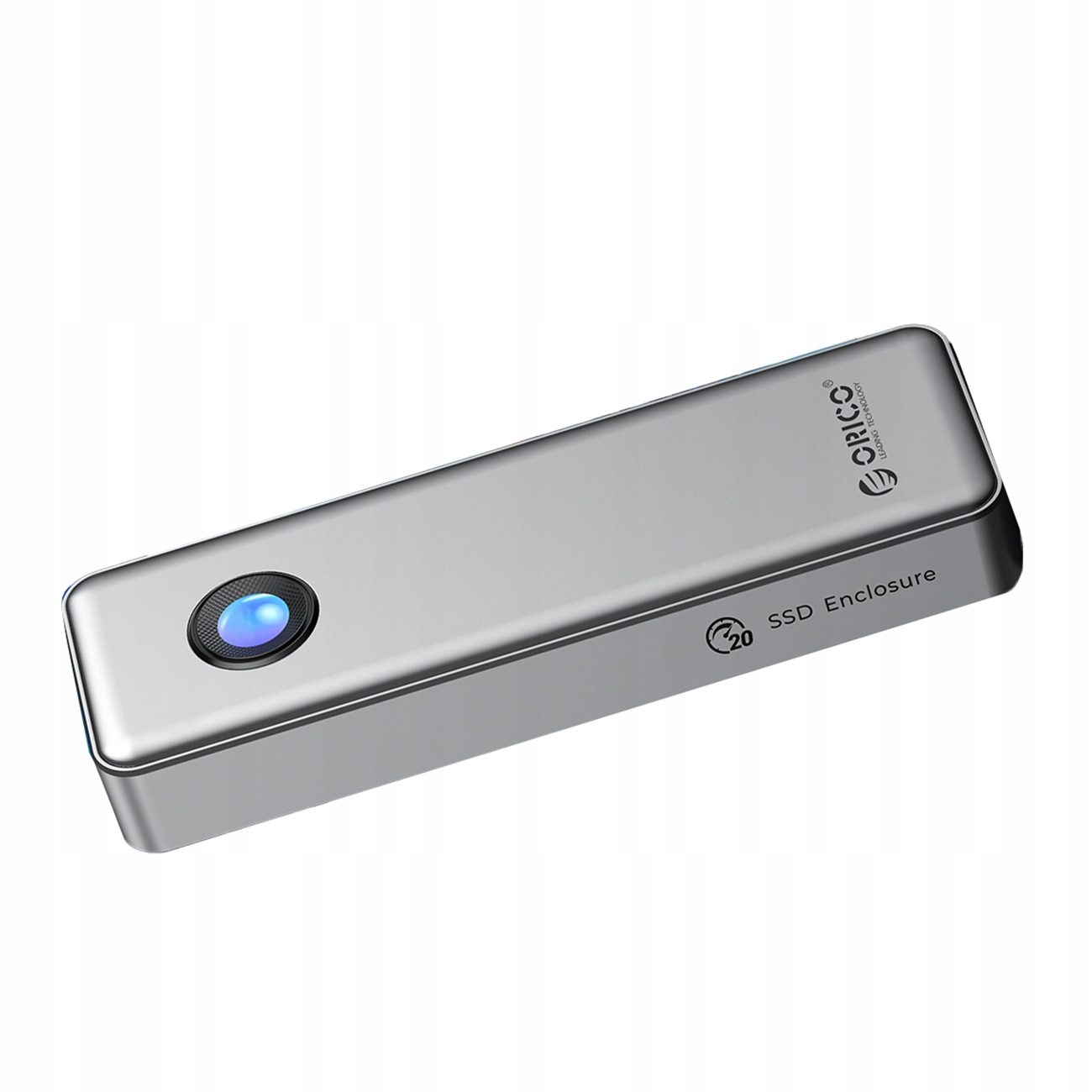 Vreckové puzdro na disk OUM2-G20 M.2 Nvme Usb-c 20Gb/s strieborné