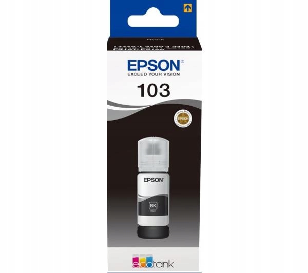 TUSZ EPSON 103 EcoTank C13T00S14A ORYGINALNY CZARNY