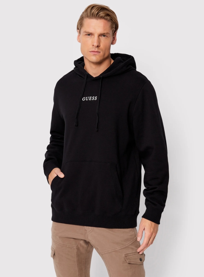 Guess Bluza Męska Czarna M