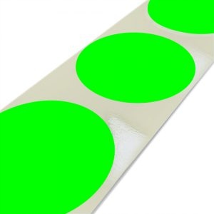 

Kółka kolorowe do znakowania Ø30mm fluorozielony