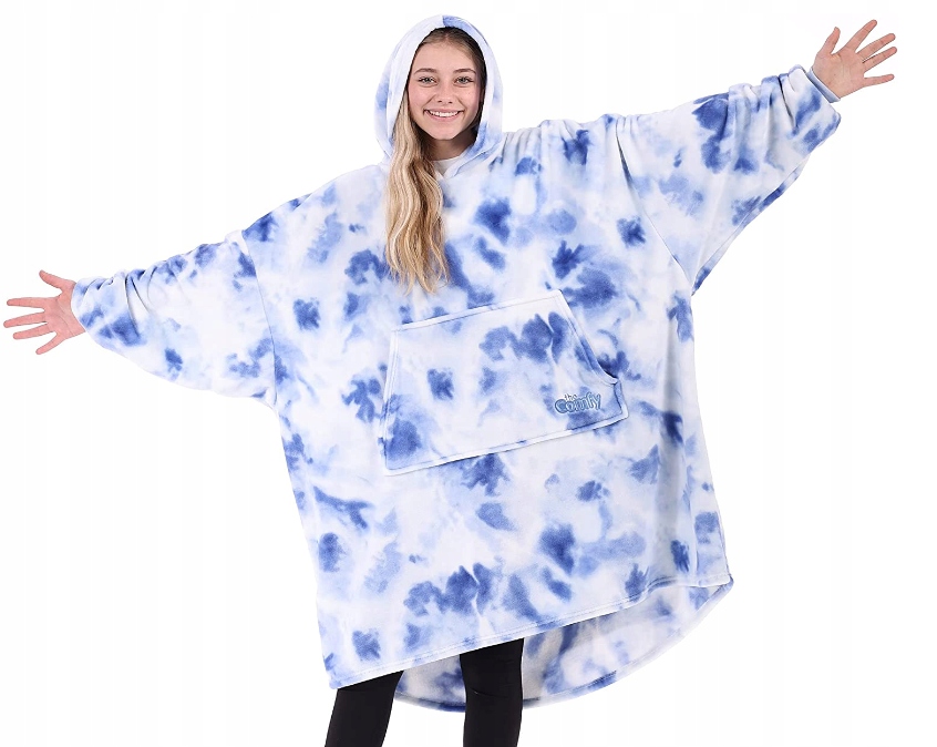 

Bluza Koc Z Rękawami Kieszeń The Comfy Mikrofibra