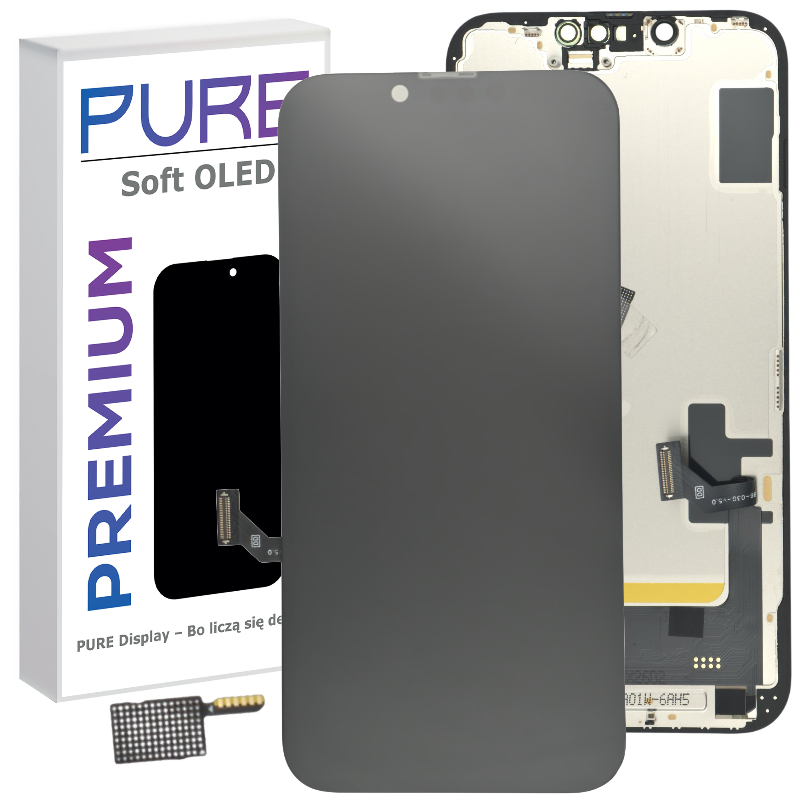 Pure LCD displej pro Apple iPhone 14 Soft Oled Fhd IC