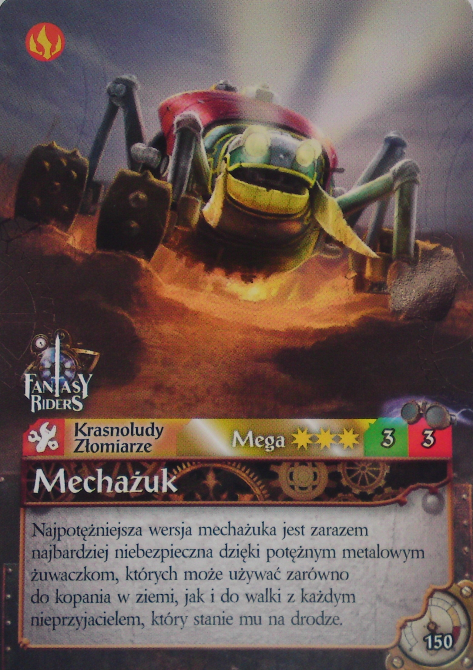 Panini Fantasy Riders Krasnoludy Złomiarze Mechażuk 150