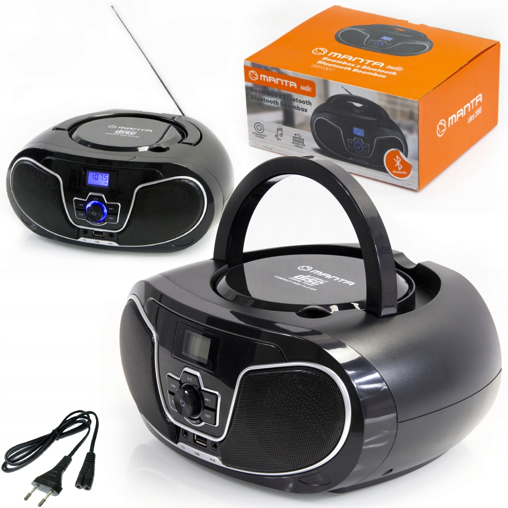 

Radio Kuchenne Boombox Manta CD Bluetooth Usb MP3