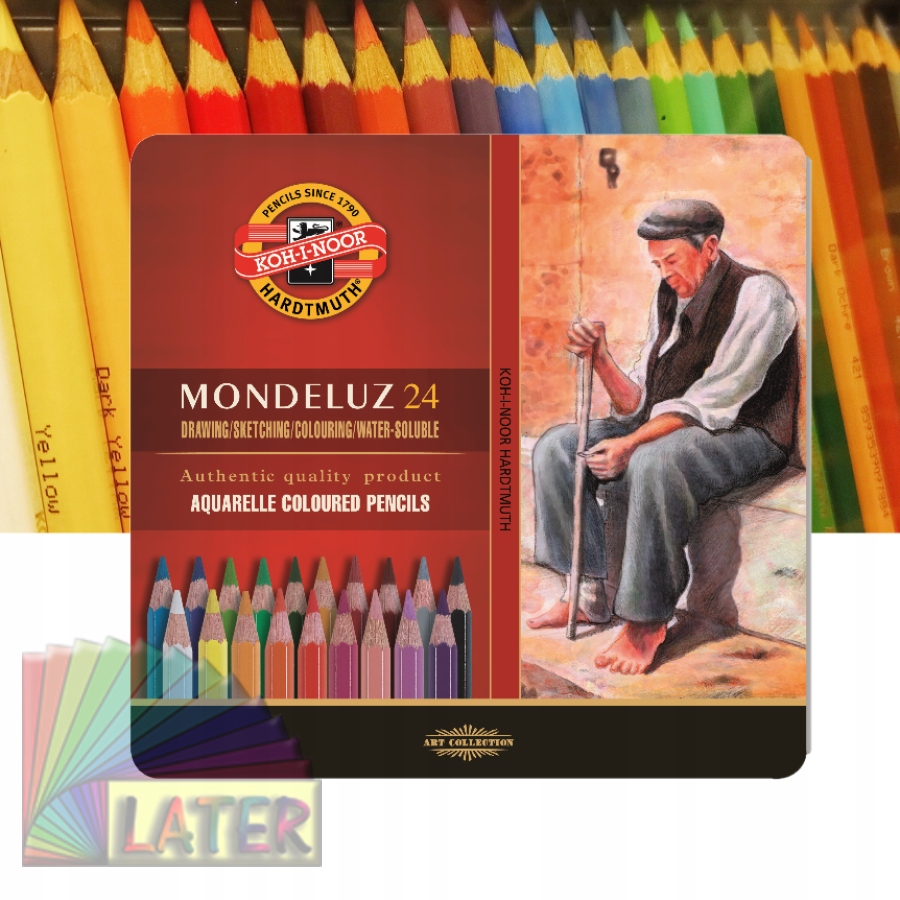 Sada pastelek Mondeluz 24 v kazetě