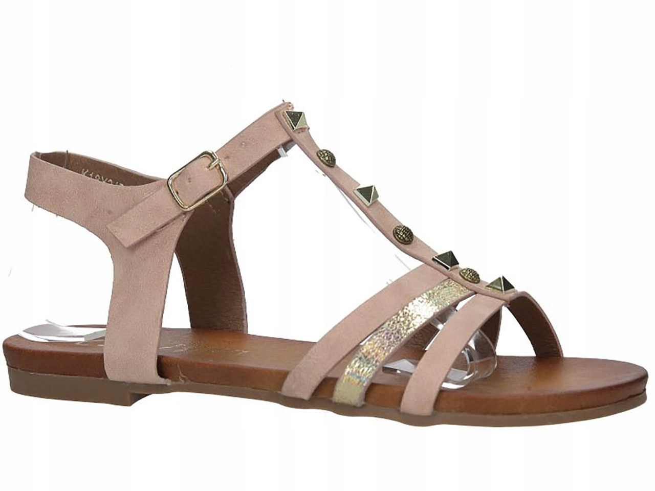 

Casu K18X3/P Damskie Różowe Sandały Z Dżetami r 37