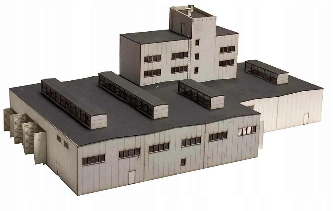 Železniční kancelářská budova v měřítku 1:120