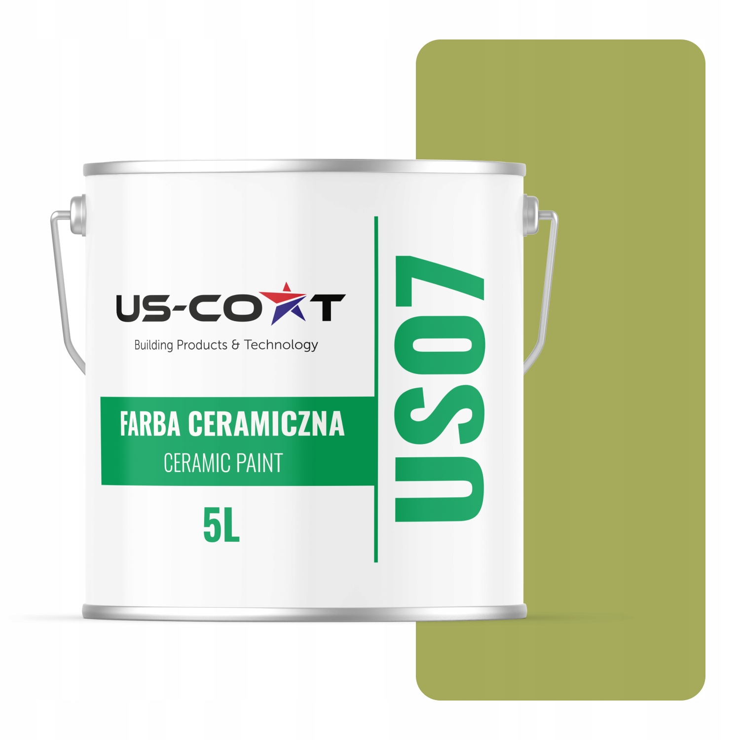 Keramická Farba Hrášková Tmavá H2437 5L Hlboká Matná Na Stropné Steny