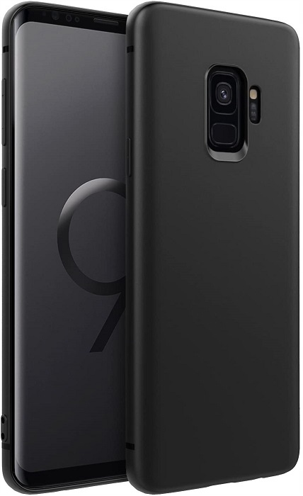 Etui Slim Silikon Matt Do Samsung S9 + Szkło