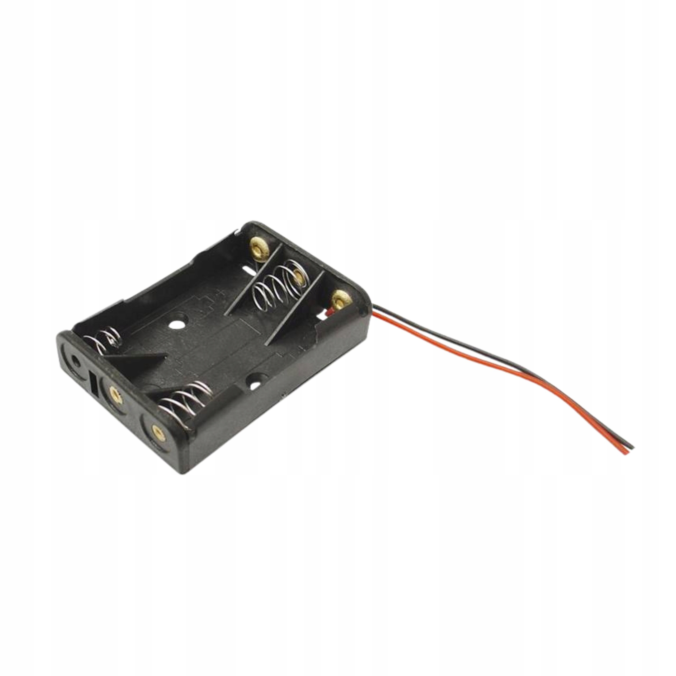 Koszyk na Baterie R03 LR03 z Przewodami 3xAAA