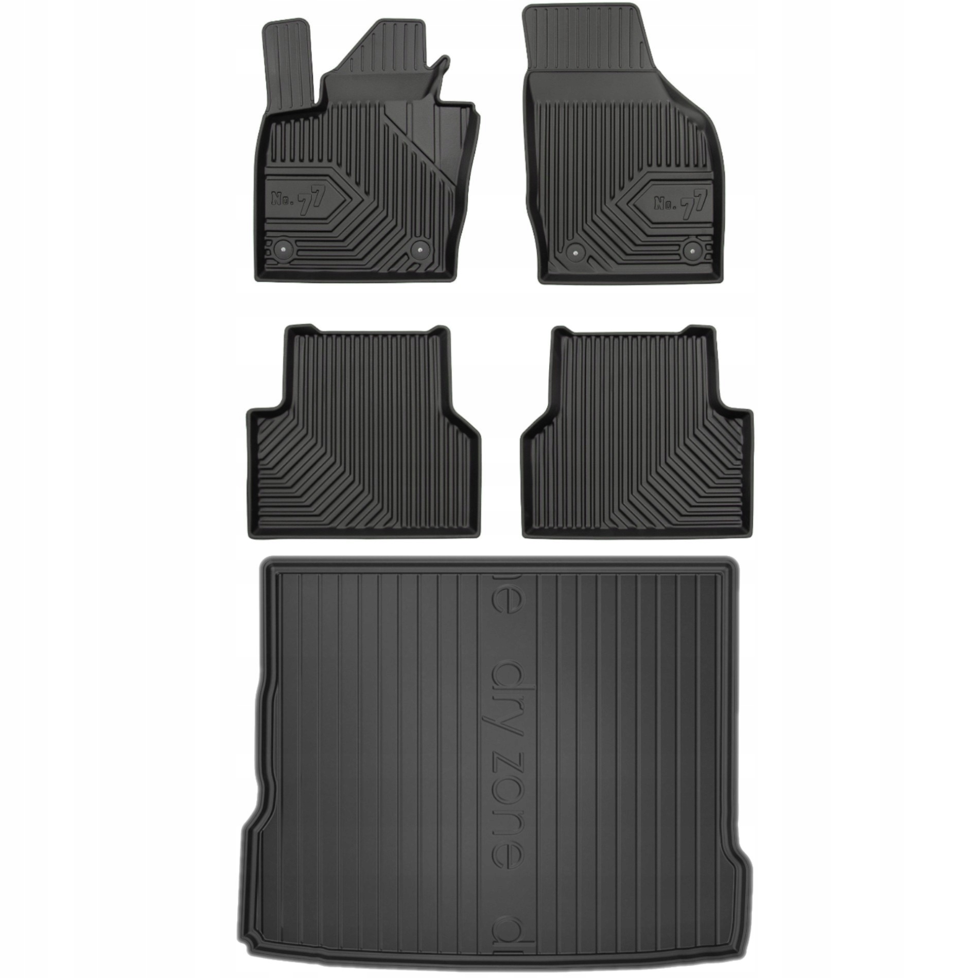 Audi Q3 2011 – spodná podlaha Gumové rohože rohož batožinového priestoru