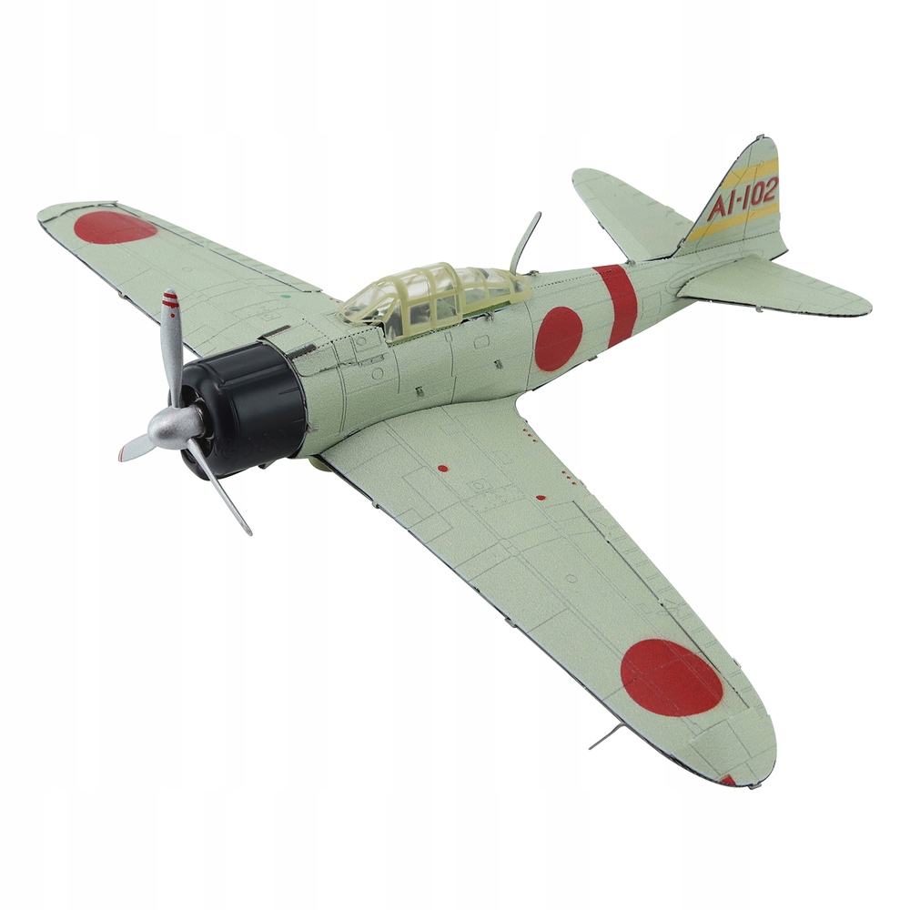 

Piececool Puzzle Metalowe 3D Samolot A6M Zero