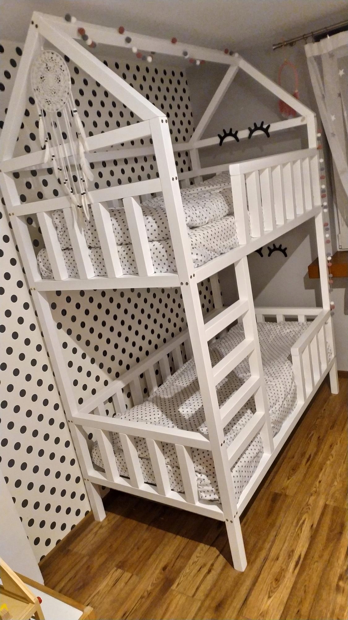 Кровать двухъярусная детская из сосны 70x140 СОФЬЯ