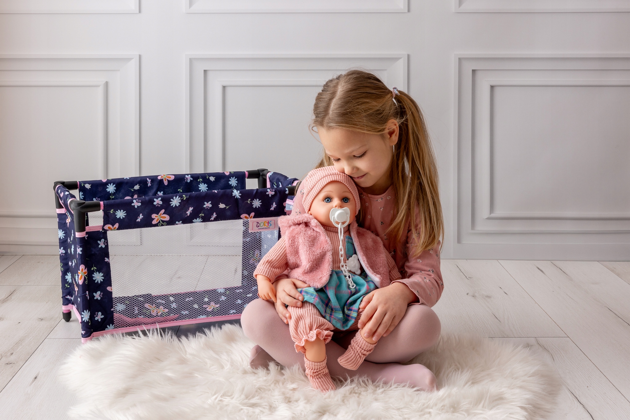 Lalka bobas duża + SMOCZEK interaktywna mówi śpiewa po PL sukienka czapka Wiek dziecka 3 lata +