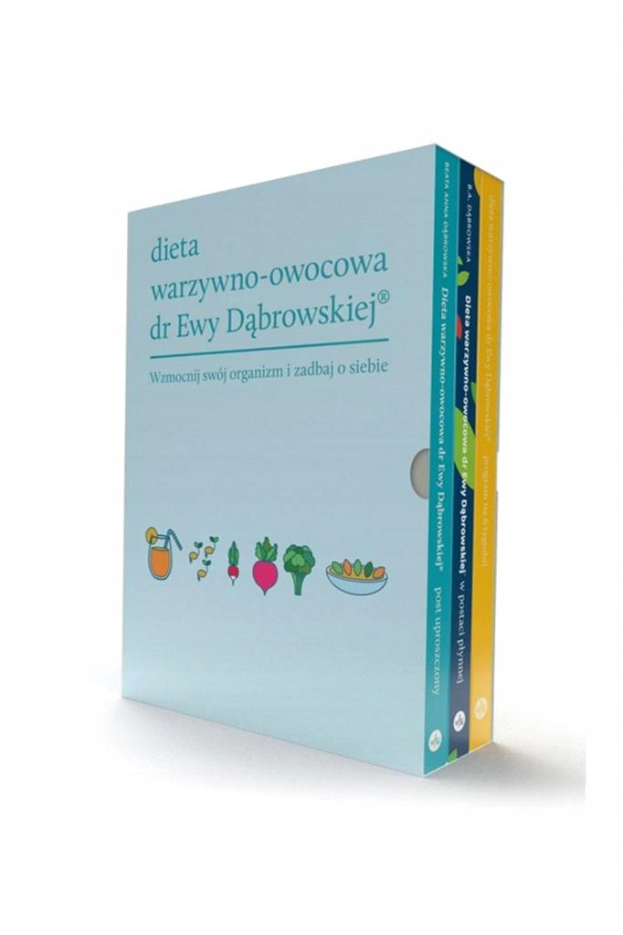 PAKET: DIETA WARZYWNO-OWOCOWA DR EWY DĄBROWSKIEJ PAULINA BORKOWSKA, BEATA A
