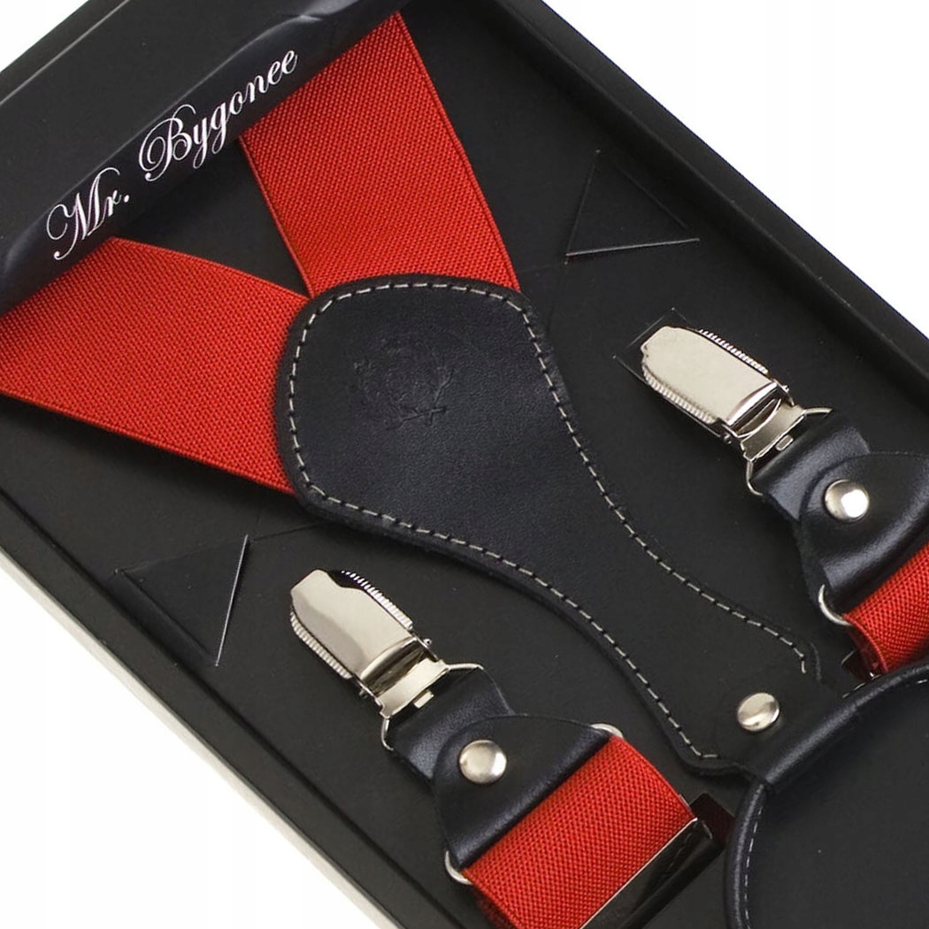 

Szelki Męskie Do Spodni Elegant 120cm Czerwone