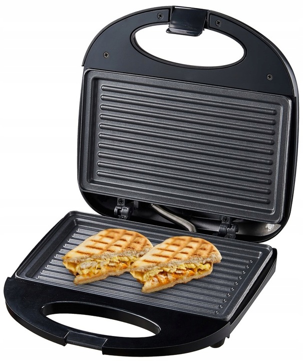 

Opiekacz grill elektryczny czarny 1000 W tosty