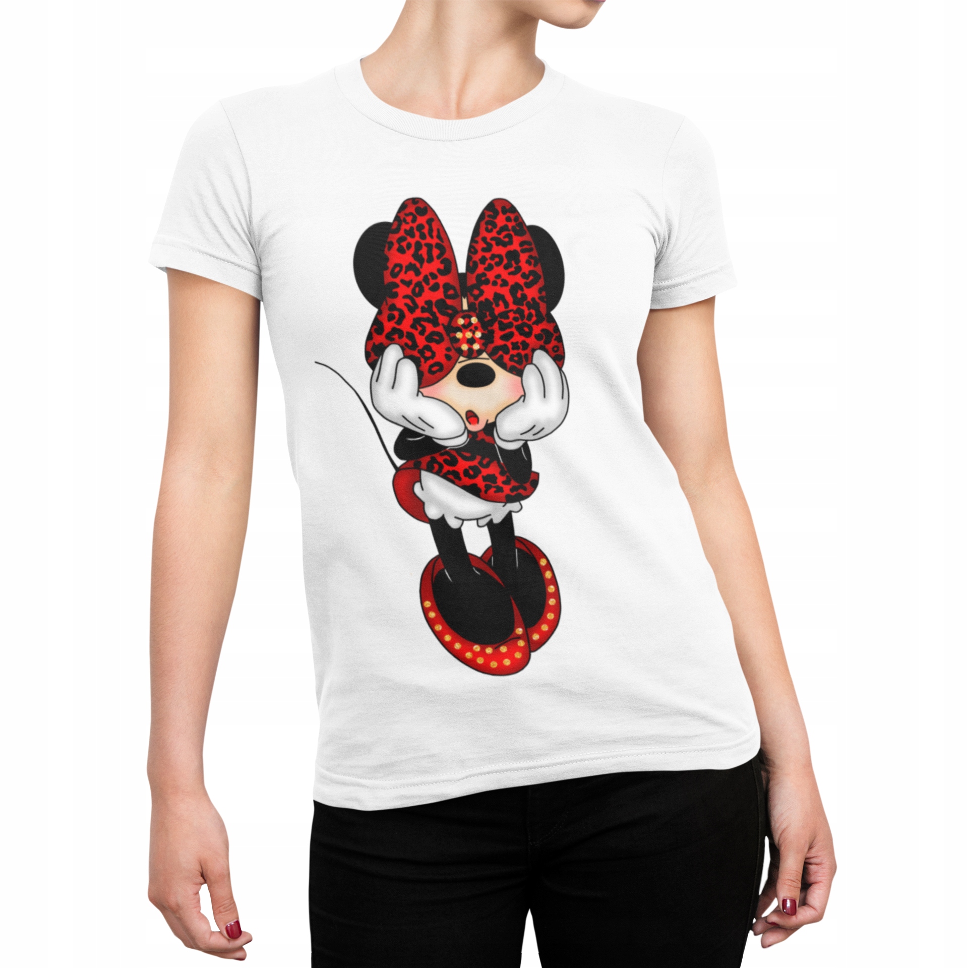 

Koszulka T-shirt Damska- bajki- myszka miki- M
