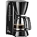 MELITTA Ekspres Do Kawy Z Filtrami Szklany Dzbanek 5 Filiżanek Czarny — miniatura 3