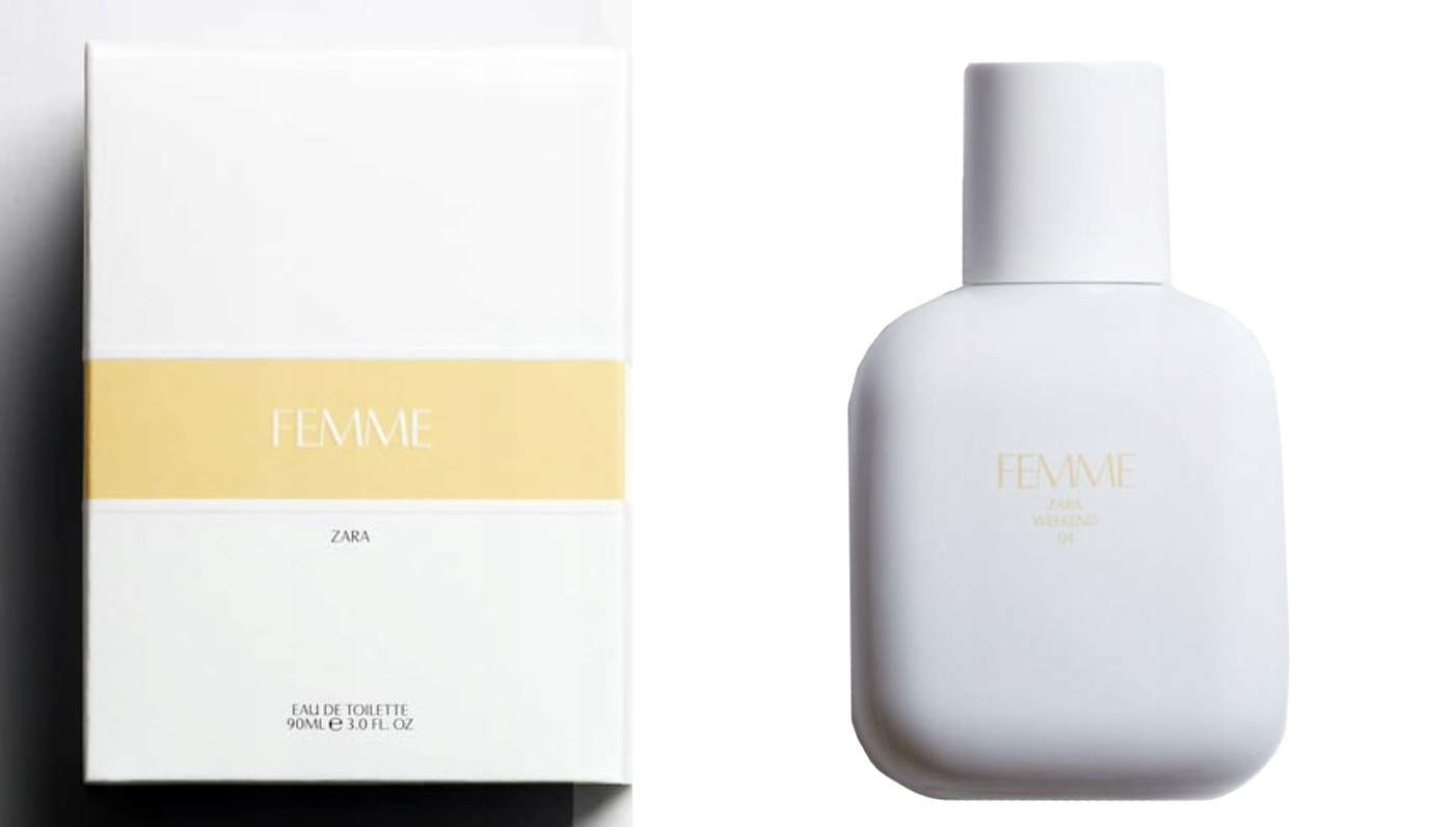 a465 PERFUMY DAMSKI ZARA FEMME kobiece PIĘKNE 90ml