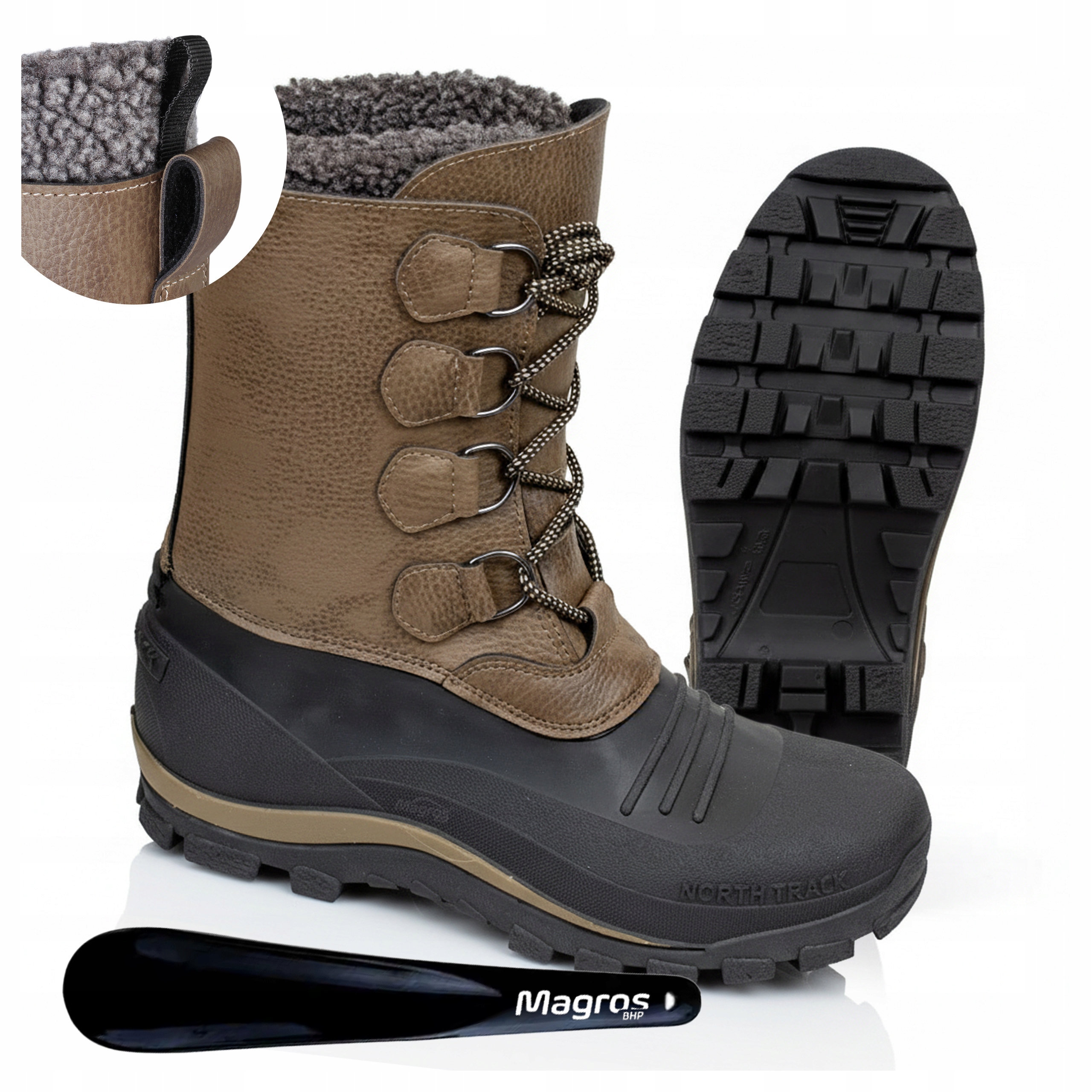 Dámské zateplené zimní nepromokavé sněhule, italské boty Spirale Yeti 36