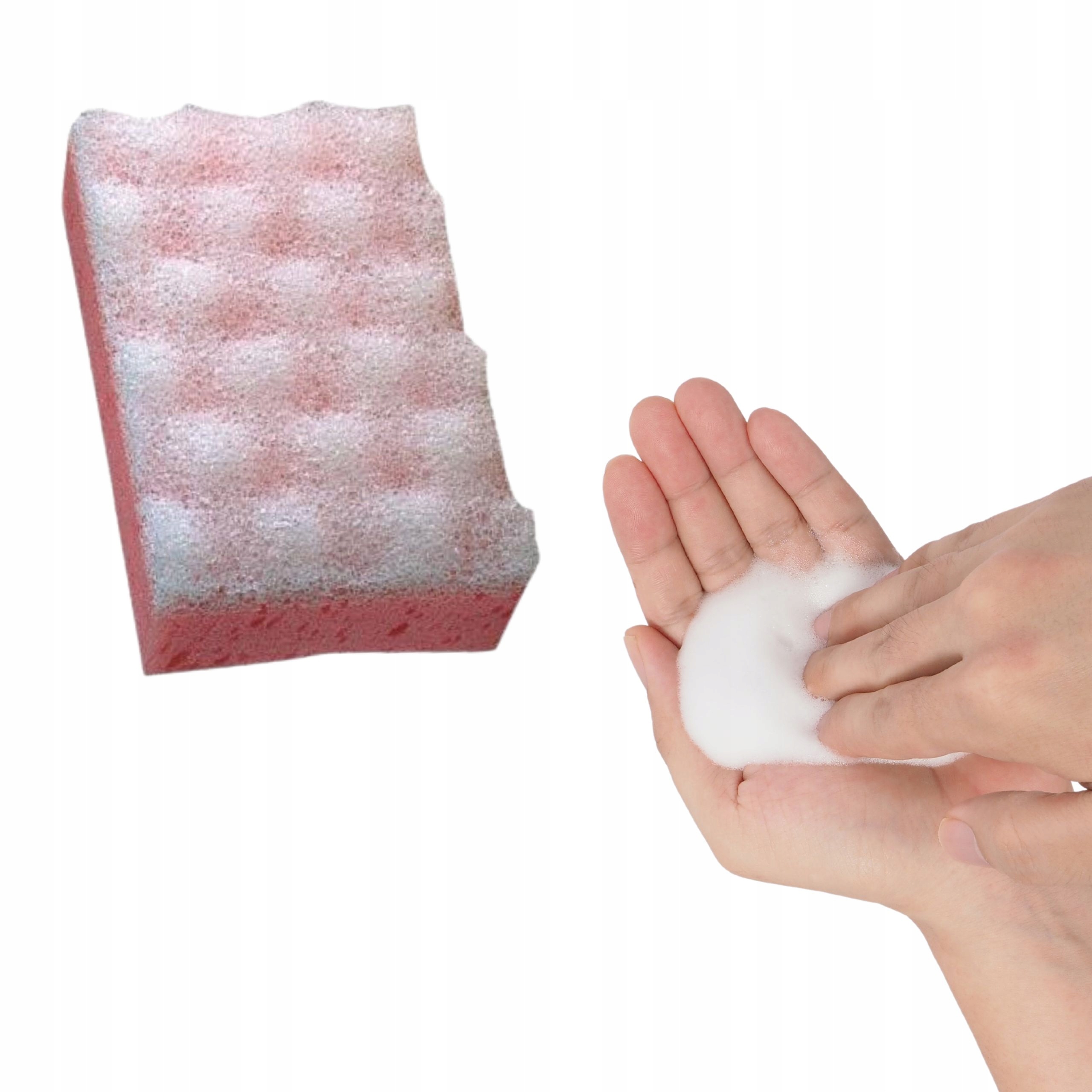 KITTY GĄBKA DO MASAŻU MYCIA KĄPIELI POD PRYSZNIC 2-WARSTWOWA 1SZT PROSTOKĄT Marka Aku