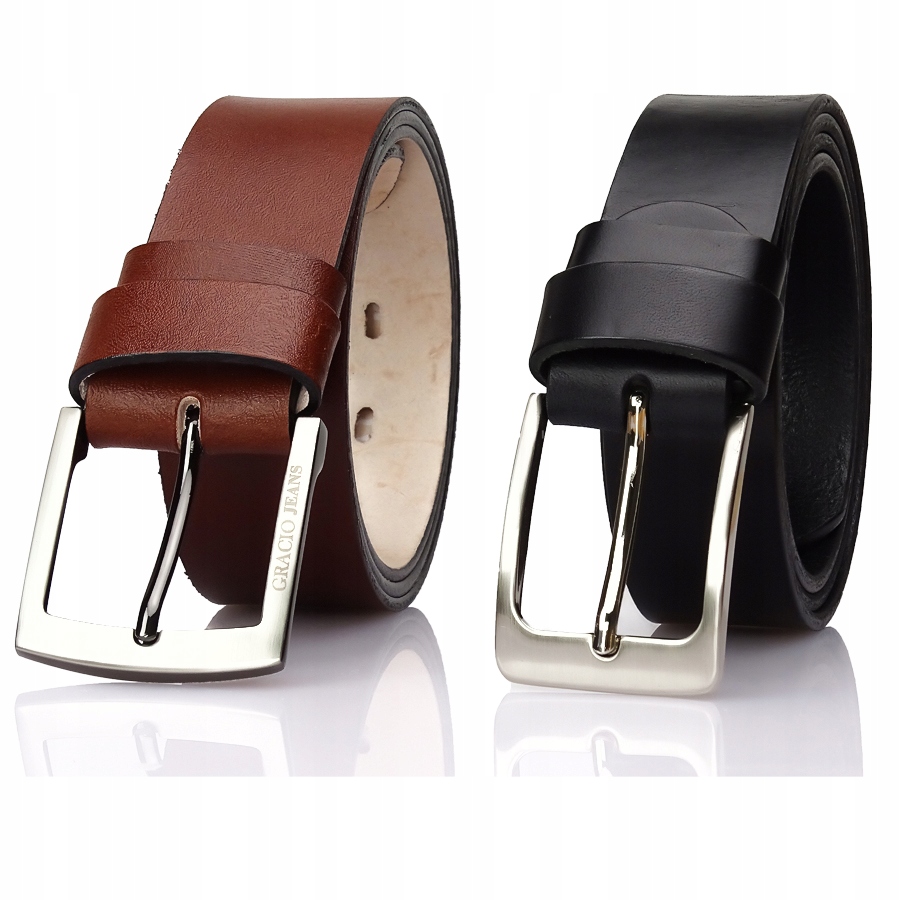 

Paski Skórzane Czarny Brązowy Długie 135 cm Gracio