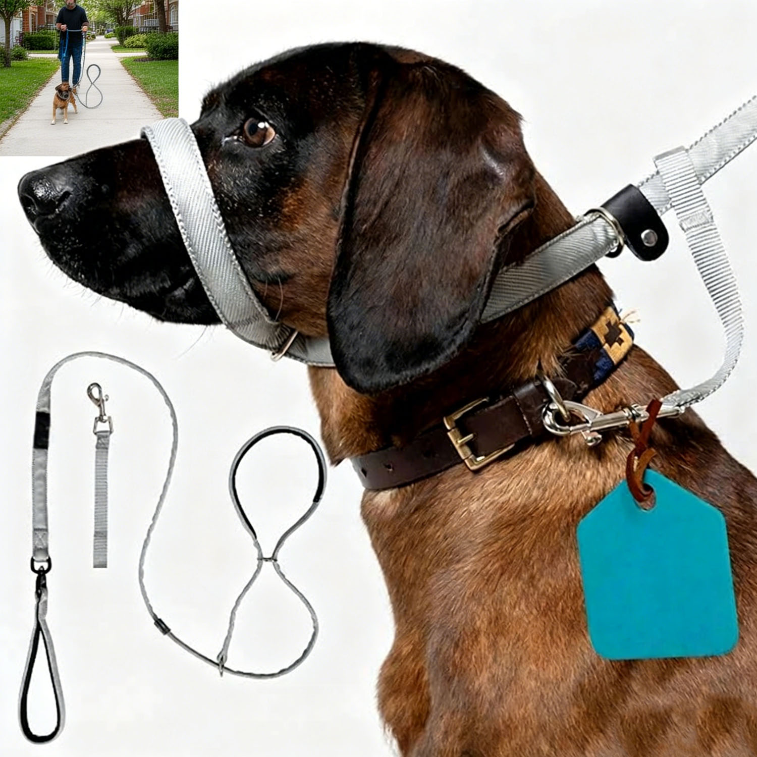 Kantar Pro Psa Vodítko 2M Stop Tažení Měkká Podšívka