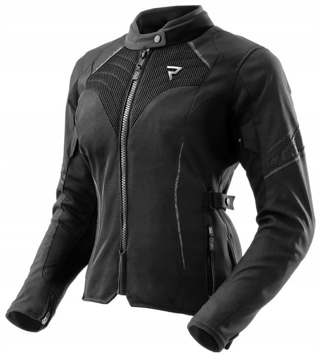 Rebelhorn Jax Čierna Dámska Textilná Motocyklová Bunda 4XL
