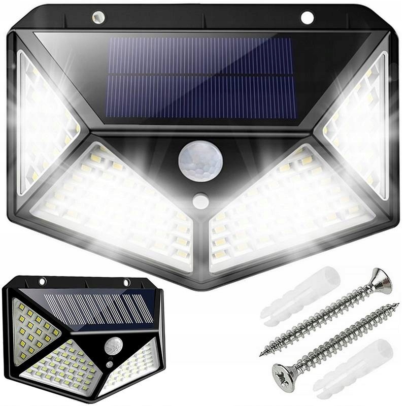

Lampa Solarna 100 Led Z Czujnikiem Ruchu Halogen