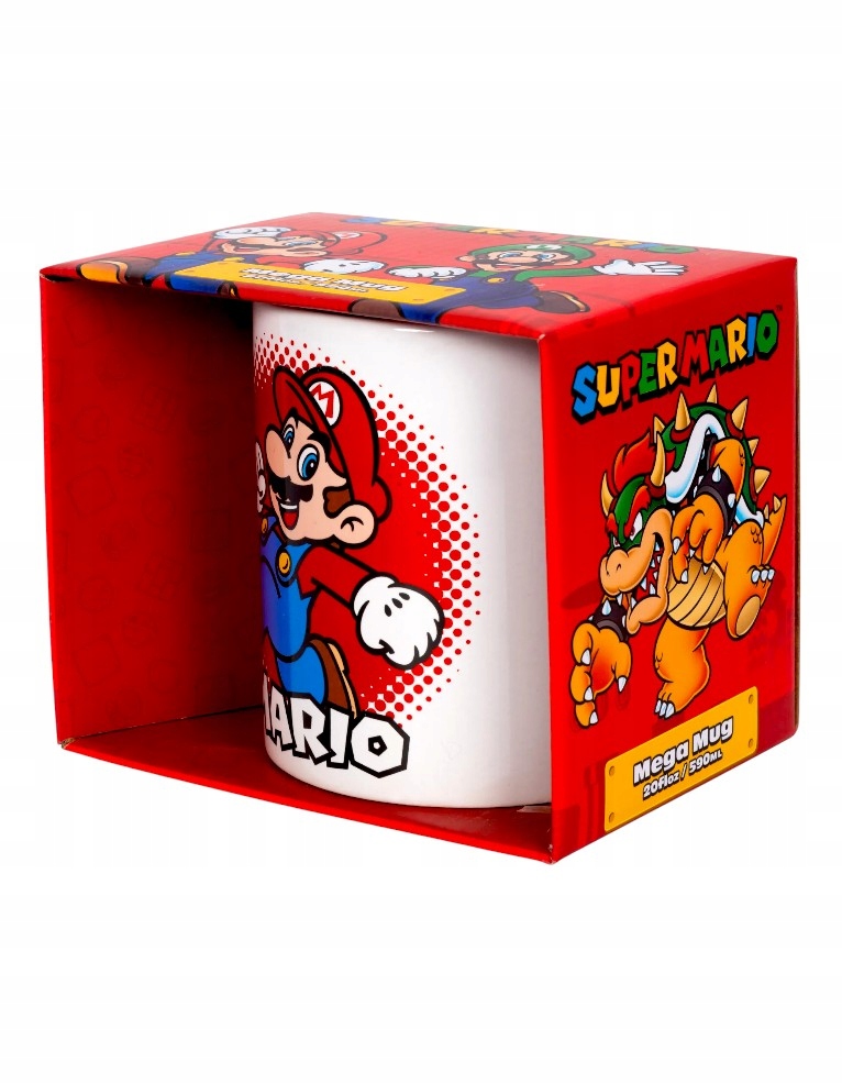 Kubek Z Mario 590ML Idealny Dla Miłośników Gier Nintendo!