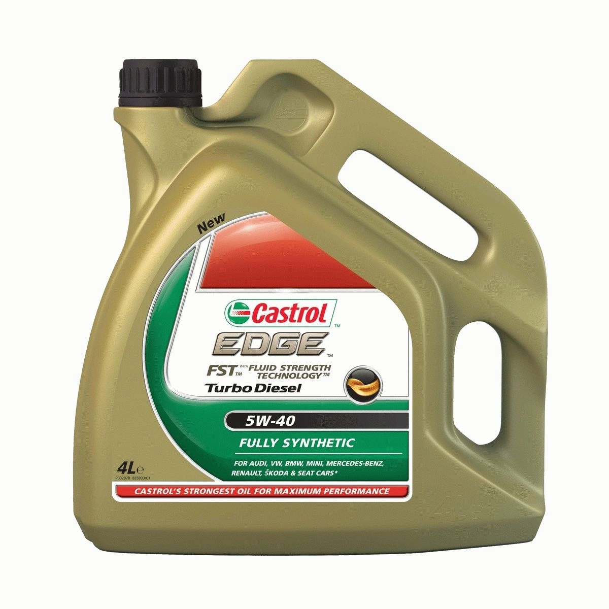 OLEJ CASTROL 5W40 EDGE TURBO DIESEL 4L za 160.41PLN z Kraków - Allegro ...