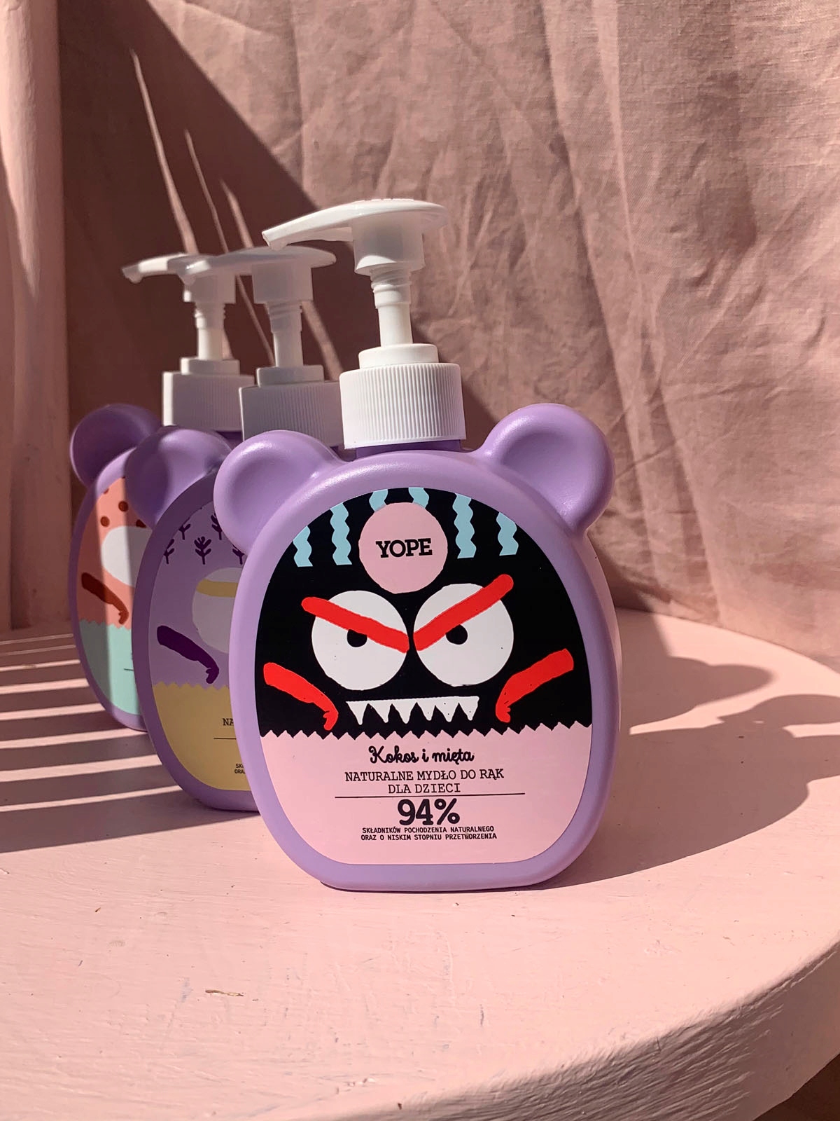 YOPE Naturalne mydło do rąk dla dzieci Kokos i Mięta 400ml Rodzaj mydło