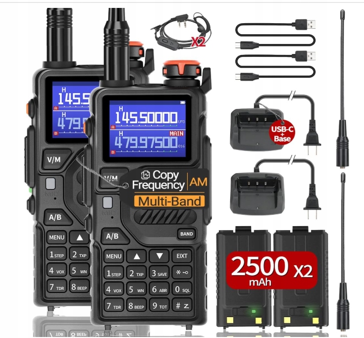 Baofeng K5 Plus Pro Eu Krótkofalówka Radiotelefon Walkie Talkie Pmr