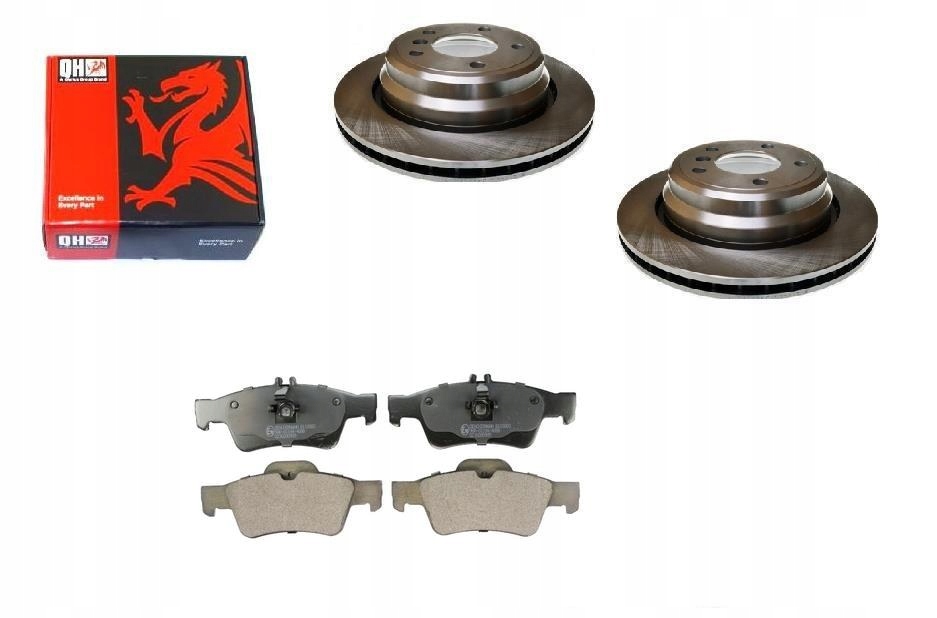 Kotouče Kostky Mercedes S Třída W220 Zadní 300MM Went