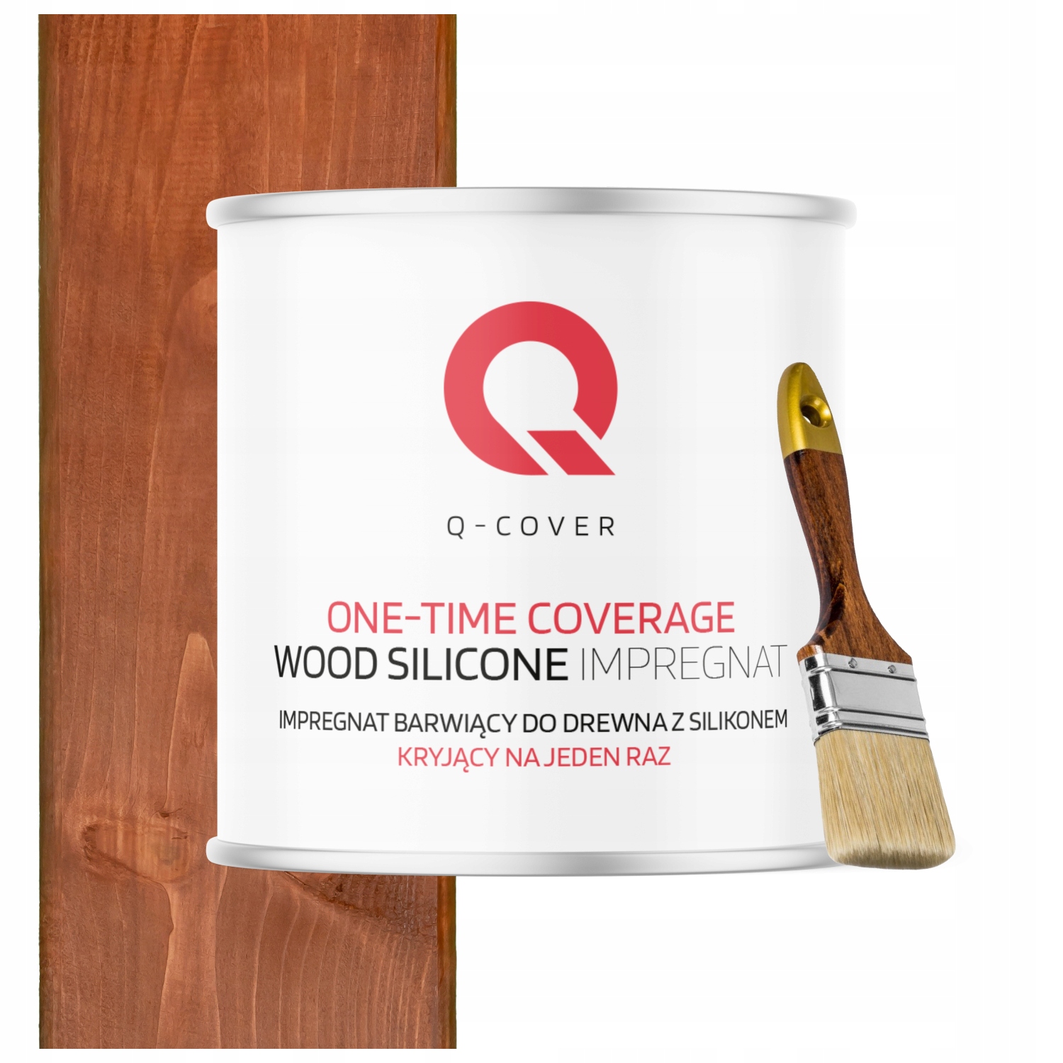 Impregnat Na Dřevo Krycí Najednou Extra Barva Ořech Světlý 2,5L Dárek