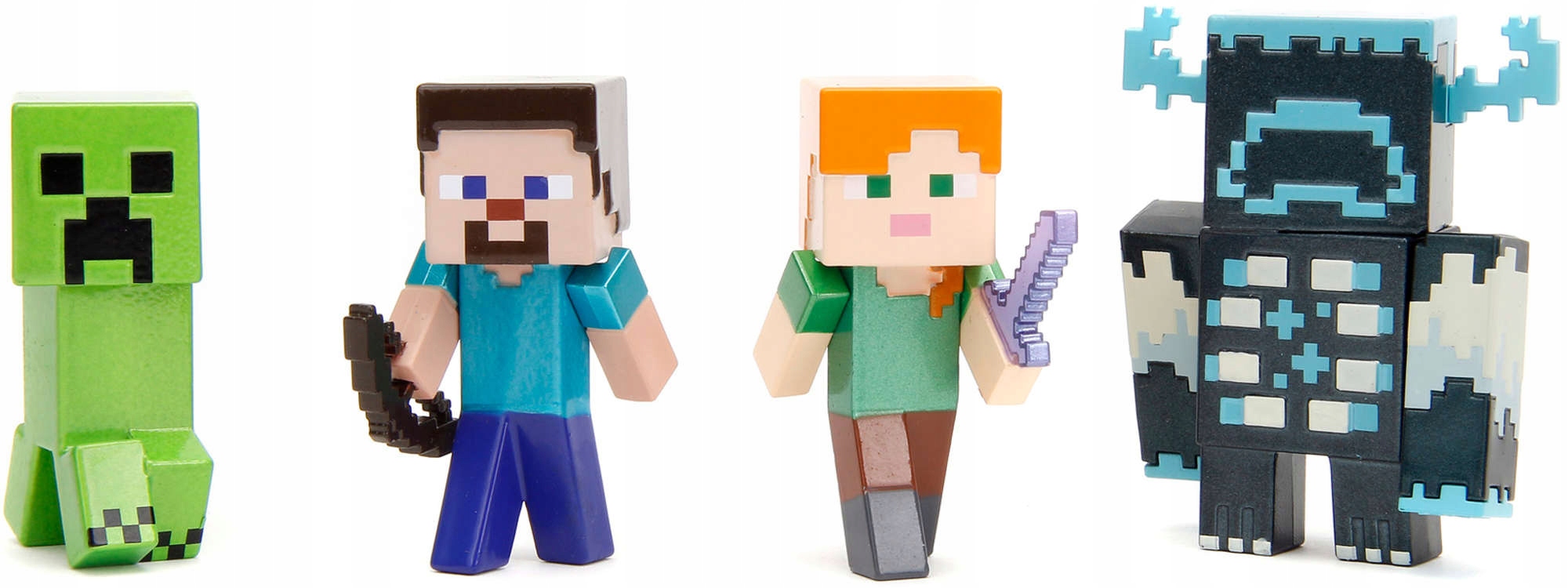 Minecraft Set de figurines en métal Steve Alex Creeper Warden 6 cm -  Cdiscount Jeux - Jouets