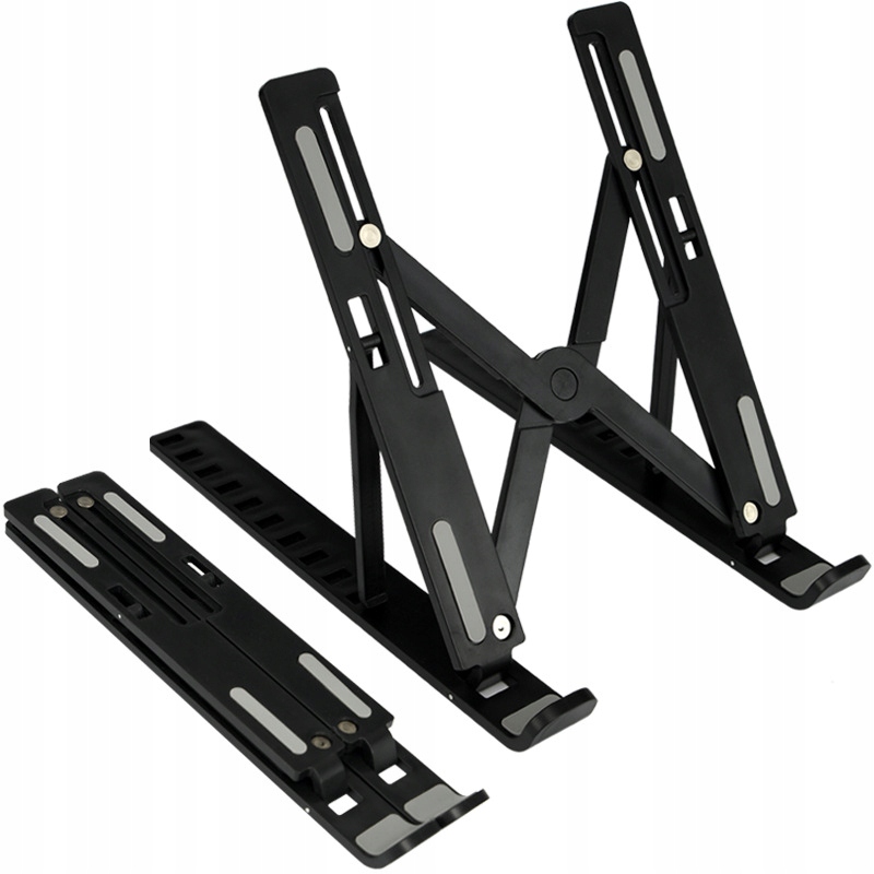 Podstawka pod laptopa Shopuj.pl składana czarna aluminium