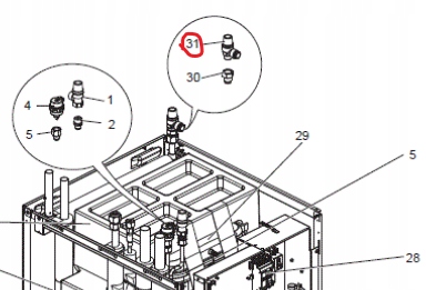 282613 S70C23460 O-RING - BLACK G ORING CZARNY Mitsubishi Electric