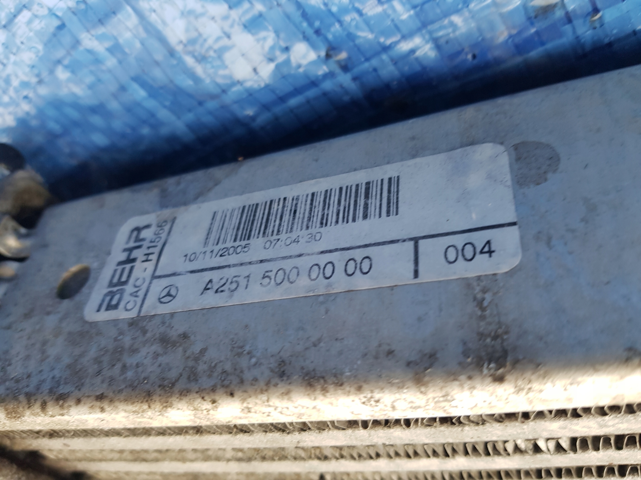 MERCEDES W251 ML W164 GL X164 3.0 CDI INTERCOOLER