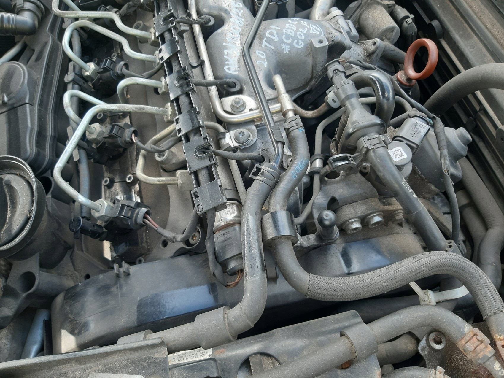 VW GOLF VI 2.0 TDI 81KW 110HP engine CBDC CBD complete
