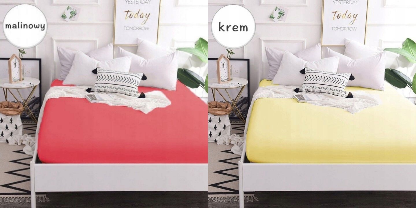 PRZEŚCIERADŁO JERSEY Z GUMKĄ 140x200 CM Długość 200 cm