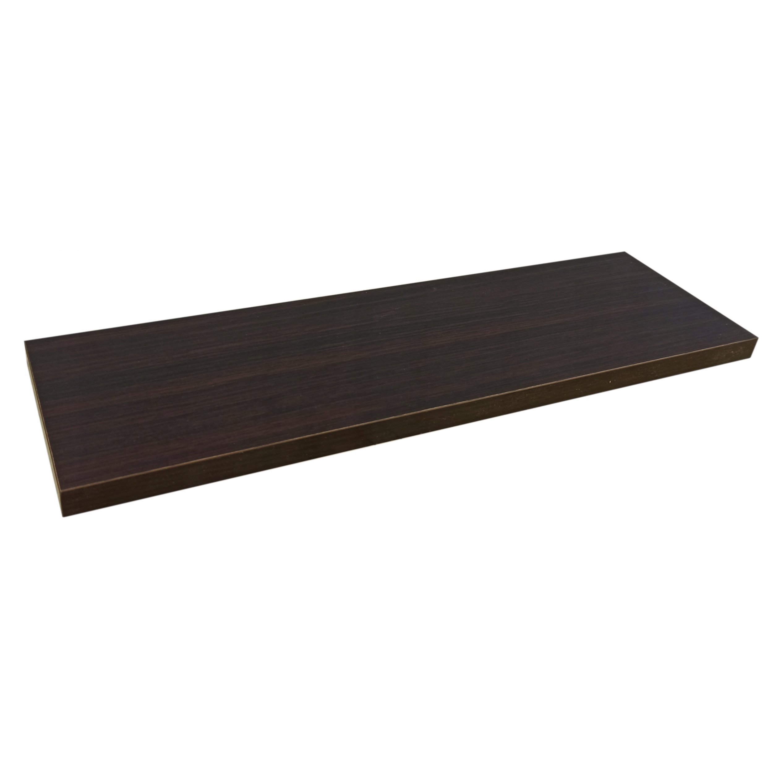 

Półka ścienna wisząca Wenge 15 x 50cm przylegająca