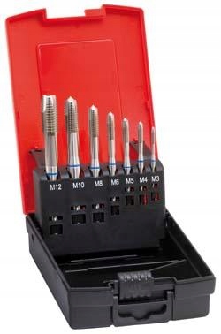 Sada strojových závitníkov DIN371/376 typ Inox tvar B M3-12 Format