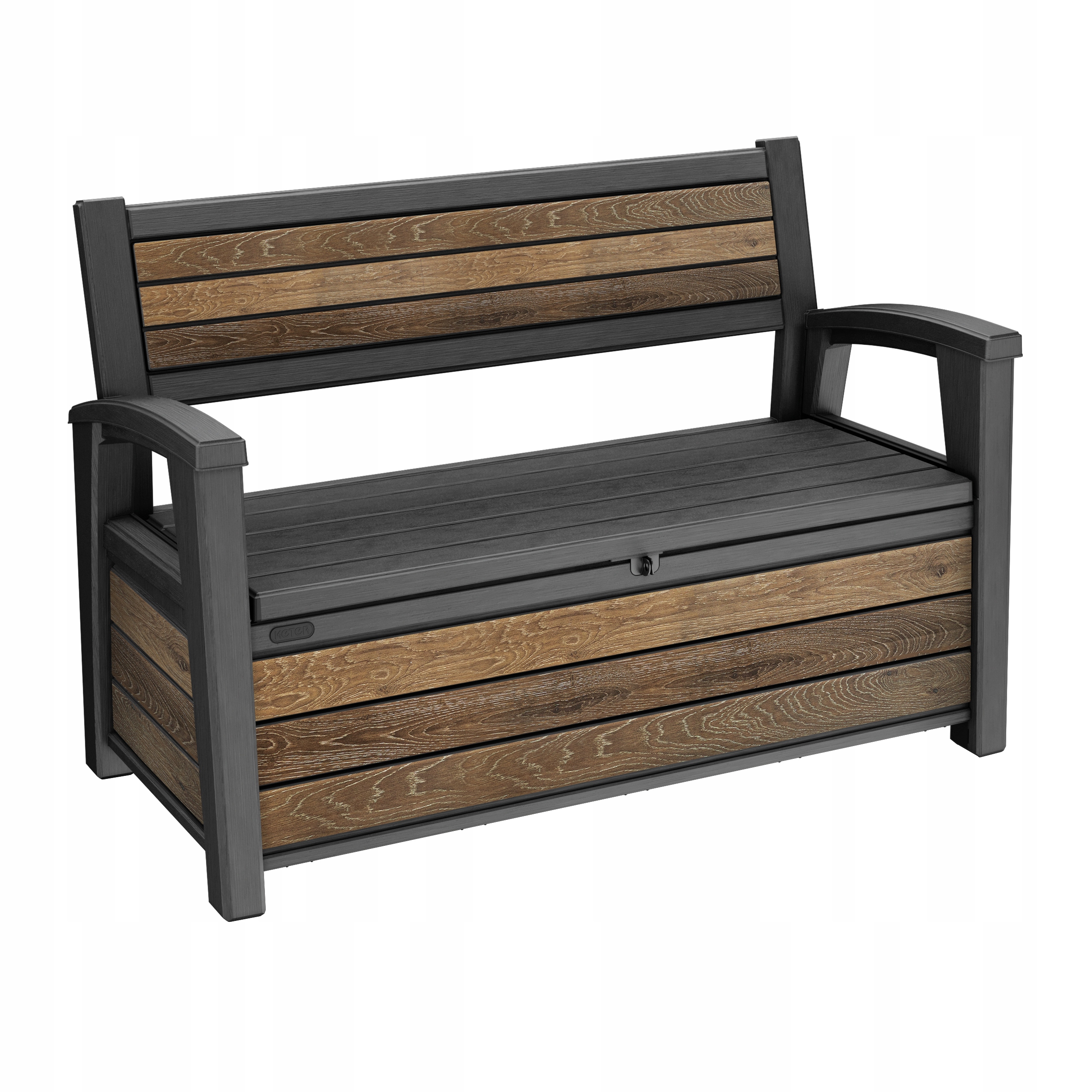 Skrzynia Ławka ogrodowa Deco Garden Bench 227 L Walnut