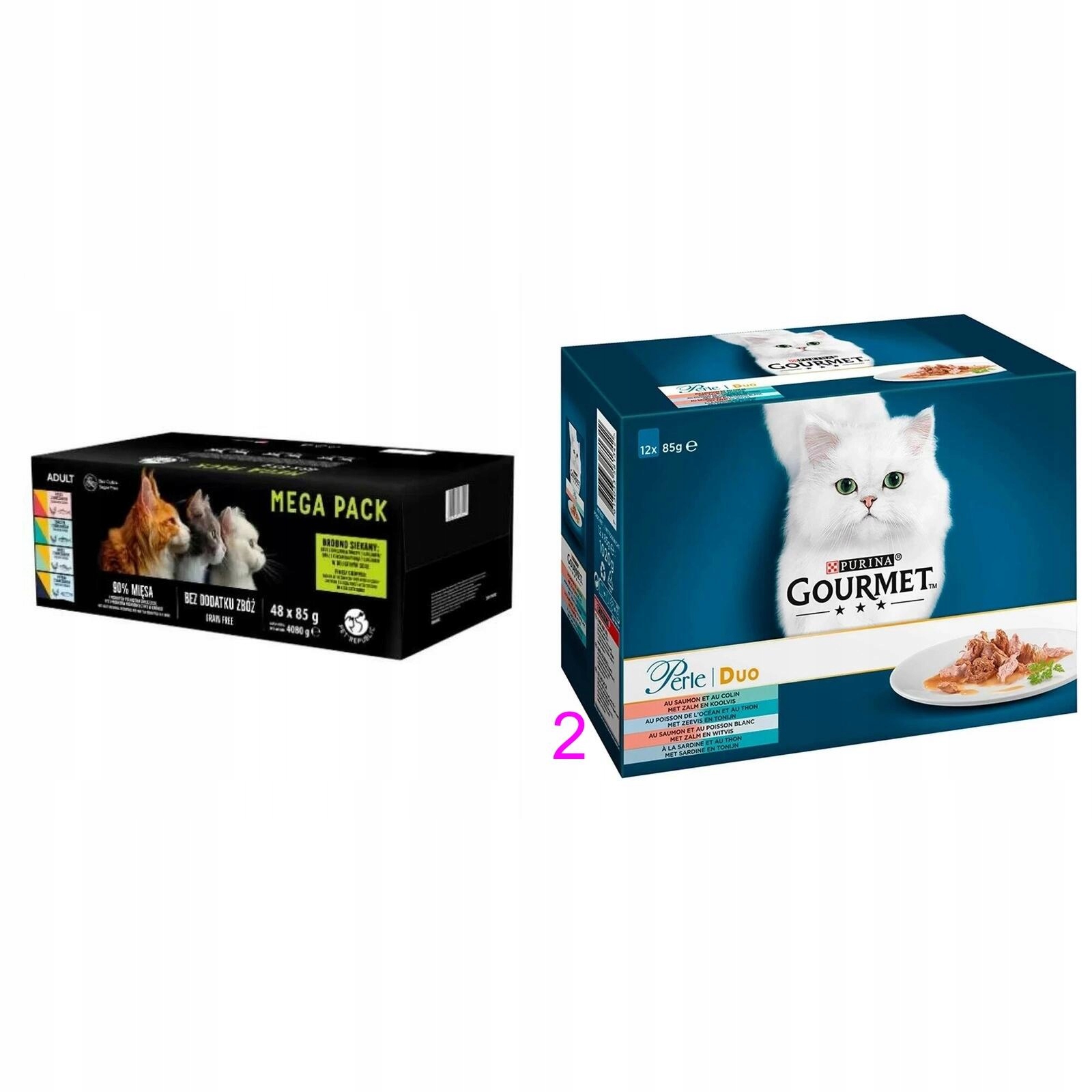 Gourmet Perle Rybny Duet 24x85g PetRepublic 48x 85g .