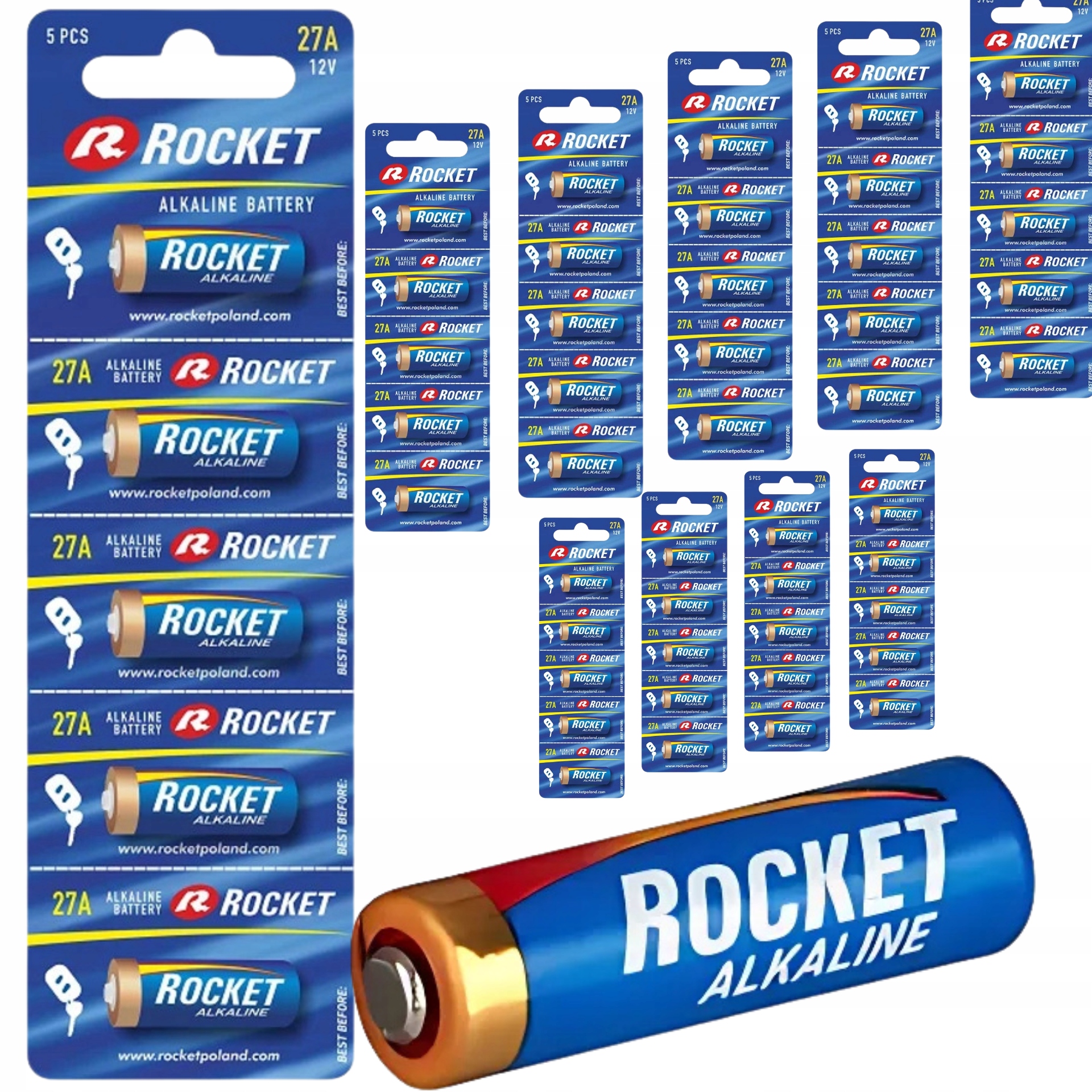 50 Kusů 12V Baterie 27A mn27 a27 8lr732 v27a Alkalická Pilotní Baterie