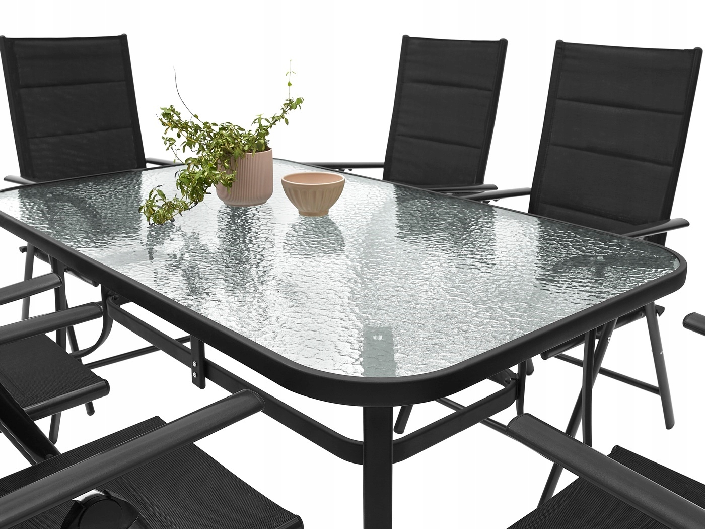 MEBLE OGRODOWE ZESTAW STÓŁ 6+1 NA TARAS BALKON