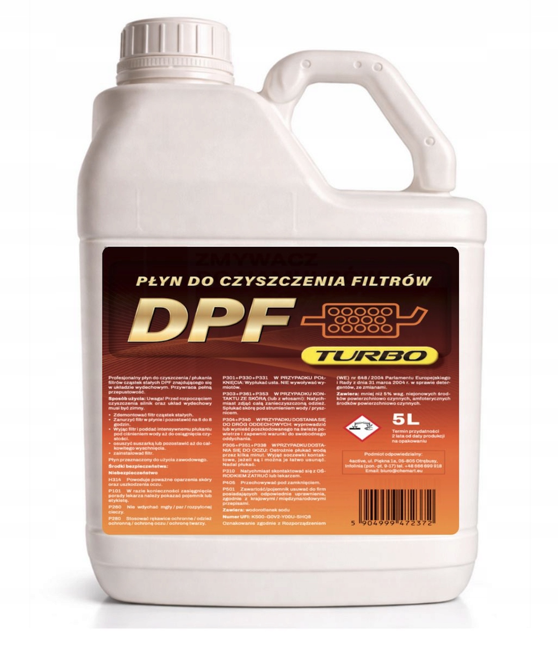 Skuteczny Środek do czyszczenia filtra cząstek stałych Dpf i katalizatora